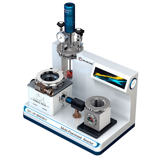一擰快開 容積 100ml,200ml,500ml可選 材質 316L(材質可定制) 視窗材質 藍寶石材質 攪拌方式 機械攪拌 使用溫度 RT-250℃ RT-250℃; ±0.4℃ 攪拌轉速 150-1500rmp 加熱方式 電加熱(油浴加熱可定制) 控制方式 軟件工業 7 觸控屏控制。程序控溫,數據采集顯示溫度、 壓力、轉速、反應計時等。 PID 智能溫控,其溫控精±0.4℃ ,具有多定時模式,階段恒溫模式和斜率升溫模式。用戶可自定義上限溫度,含超溫超壓報警聯鎖,超溫自斷電保護,超壓自動泄壓功能;可拓展數據保存和數據輸出功能。